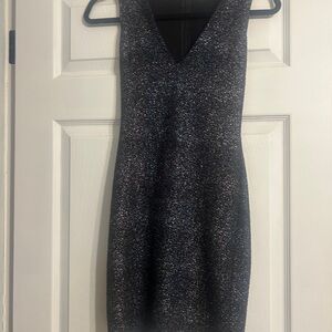 Eight Sixty Black Sparkle Mini Dress